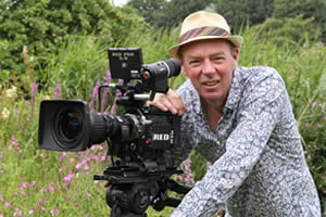 Martin on location with his RED (6K) camera